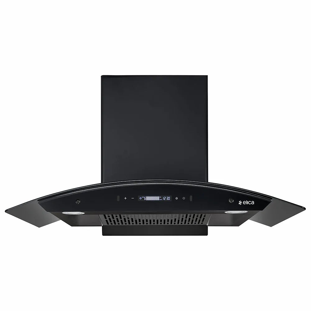 ELICA CHIMNEY FL900 CURVE BLDC MS NERO HAC LTW