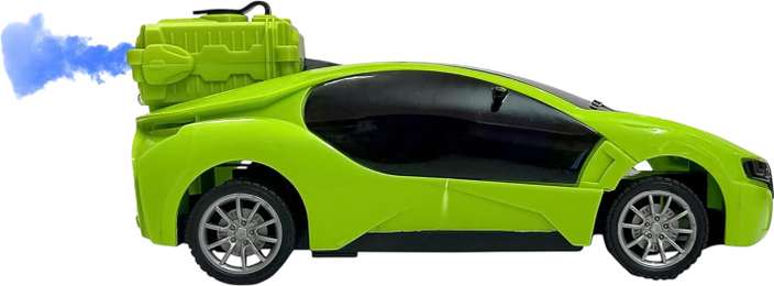 TOY SPRAY CAR GREEN R/C SERIOUS