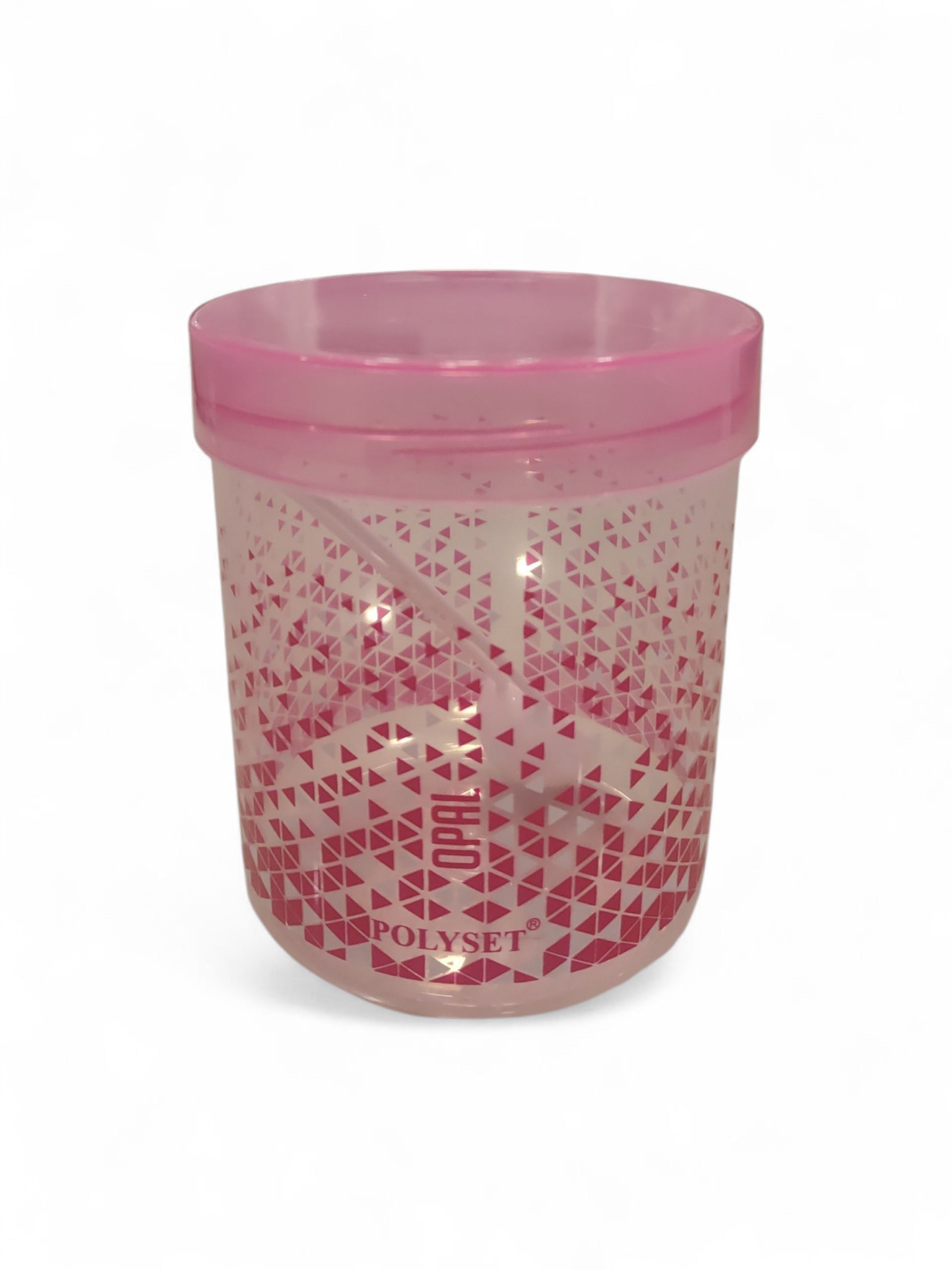 POLYSET OPAL 1050ML CONTAINER PINK