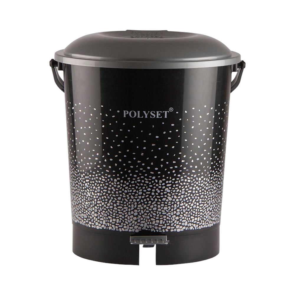 POLYSET SUPER 8 PRINT DUSBIN BLACK