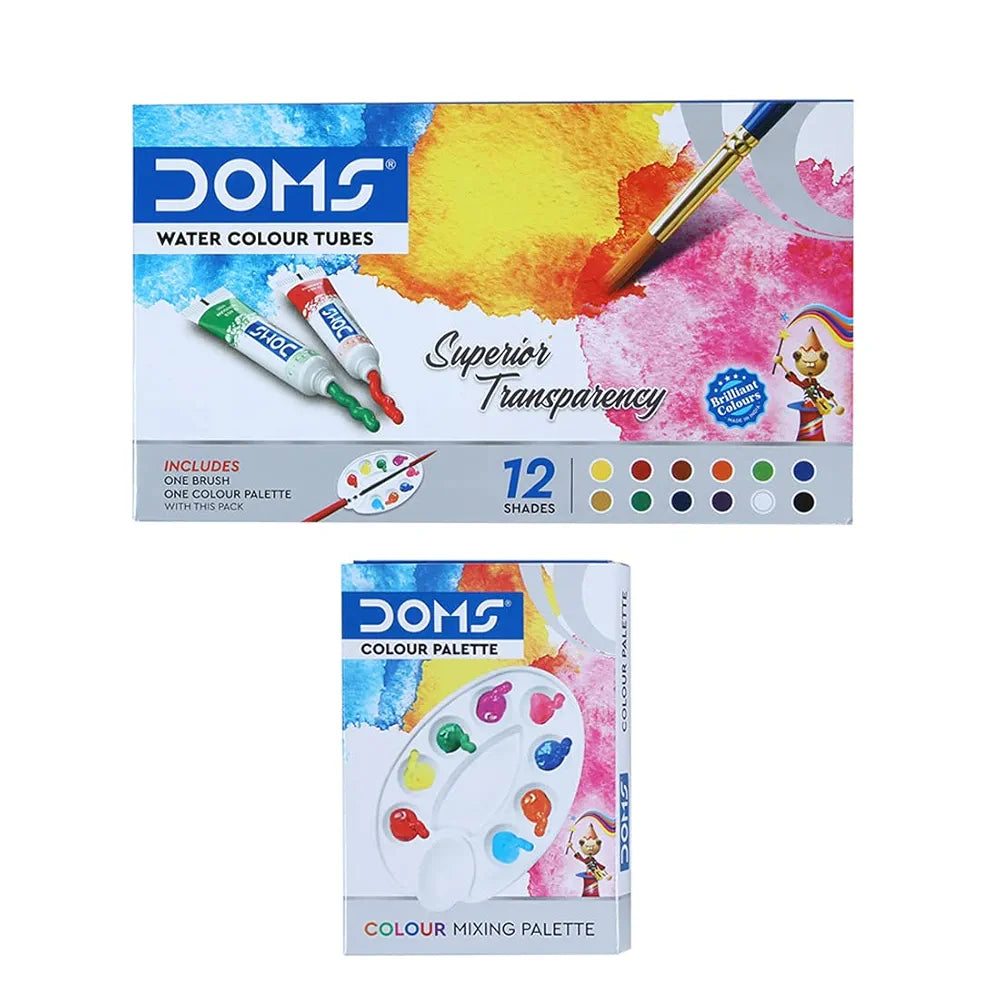 DOMS 7768 W/COLOUR TUBE 12 SHADE