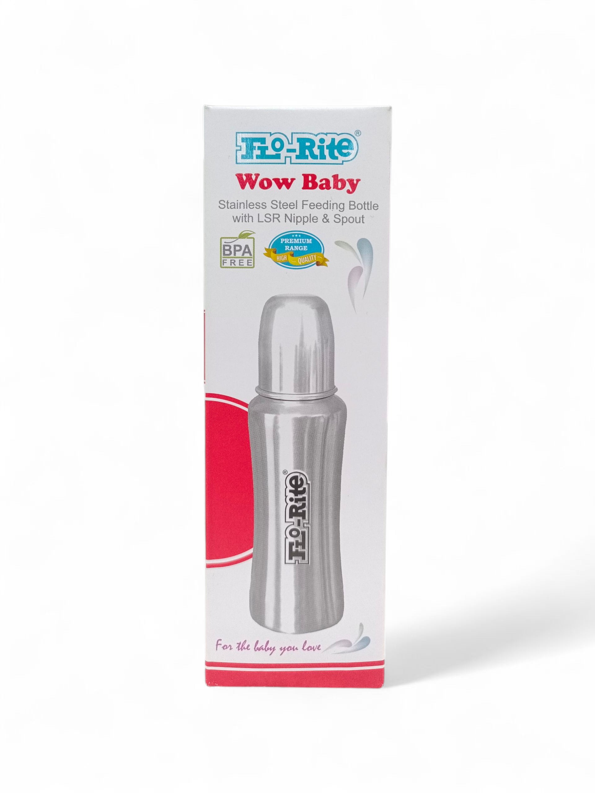 FLO RITE 240ML STAINLESS STEEL SIPPER