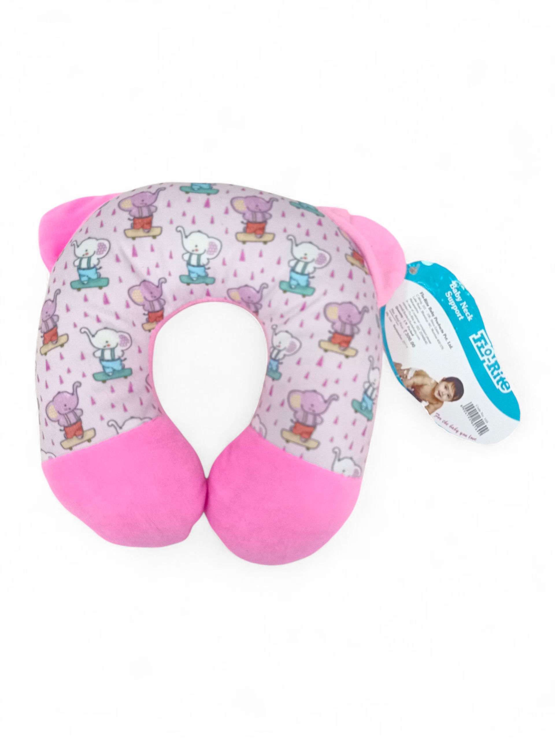 FLO RITE BABY NECK SUPPORT PINK