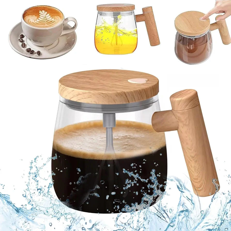 AUTOMATIC MIXING BLENDER GLASS CUP
