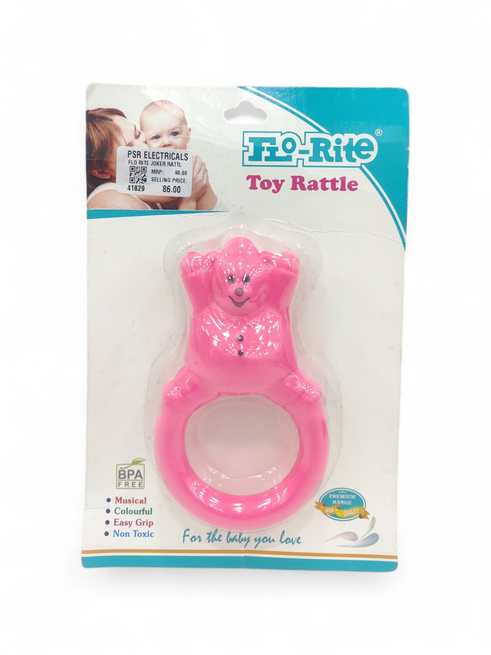 FLO RITE JOKER RATTLE ROSE 207