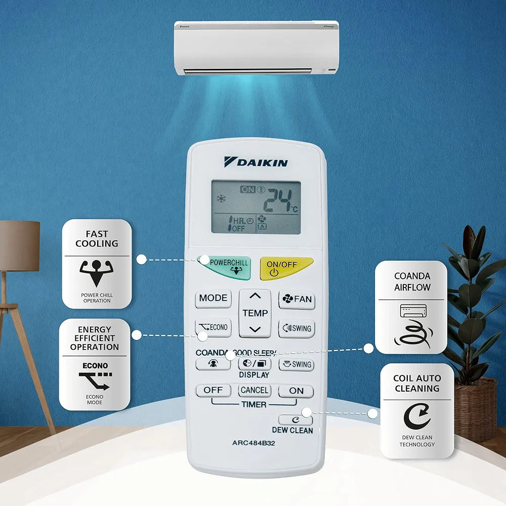 DAIKIN AC 1.5TON INV 3STAR FTKC48UV16