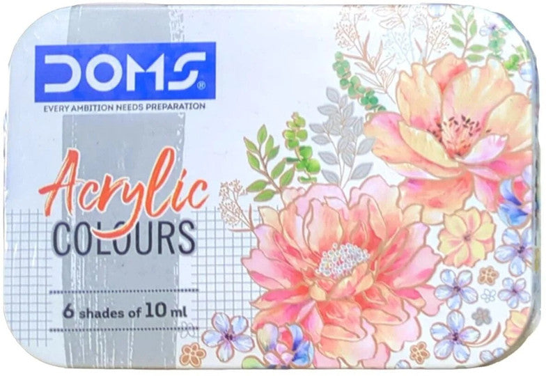 DOMS D116010006 ACRYLIC 6SHADE COLOUR