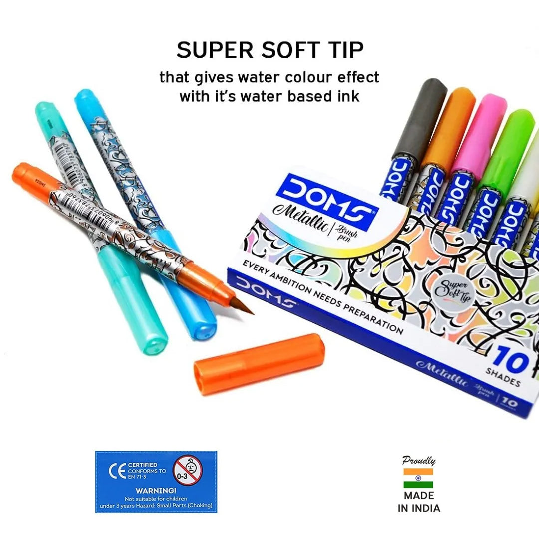 DOMS 8389 METALIC BRUSH PEN