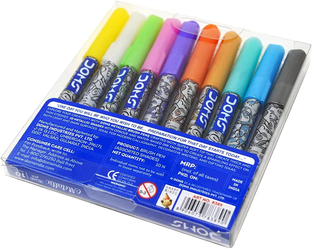 DOMS 8389 METALIC BRUSH PEN