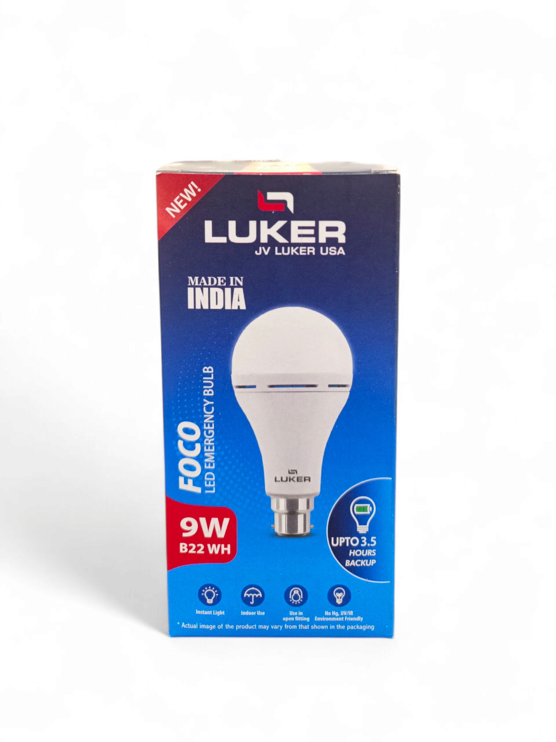 LUK 9W EMP LED B22 -WH