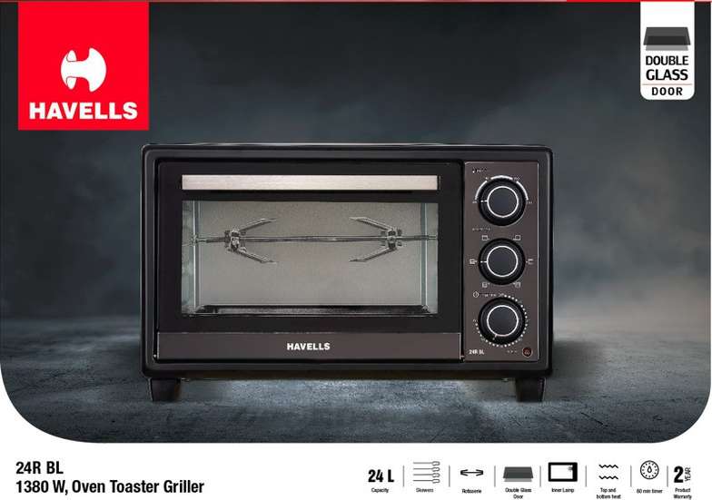 HV MICRO WAVE OVEN OTG GRILLER 24R BL -1380W