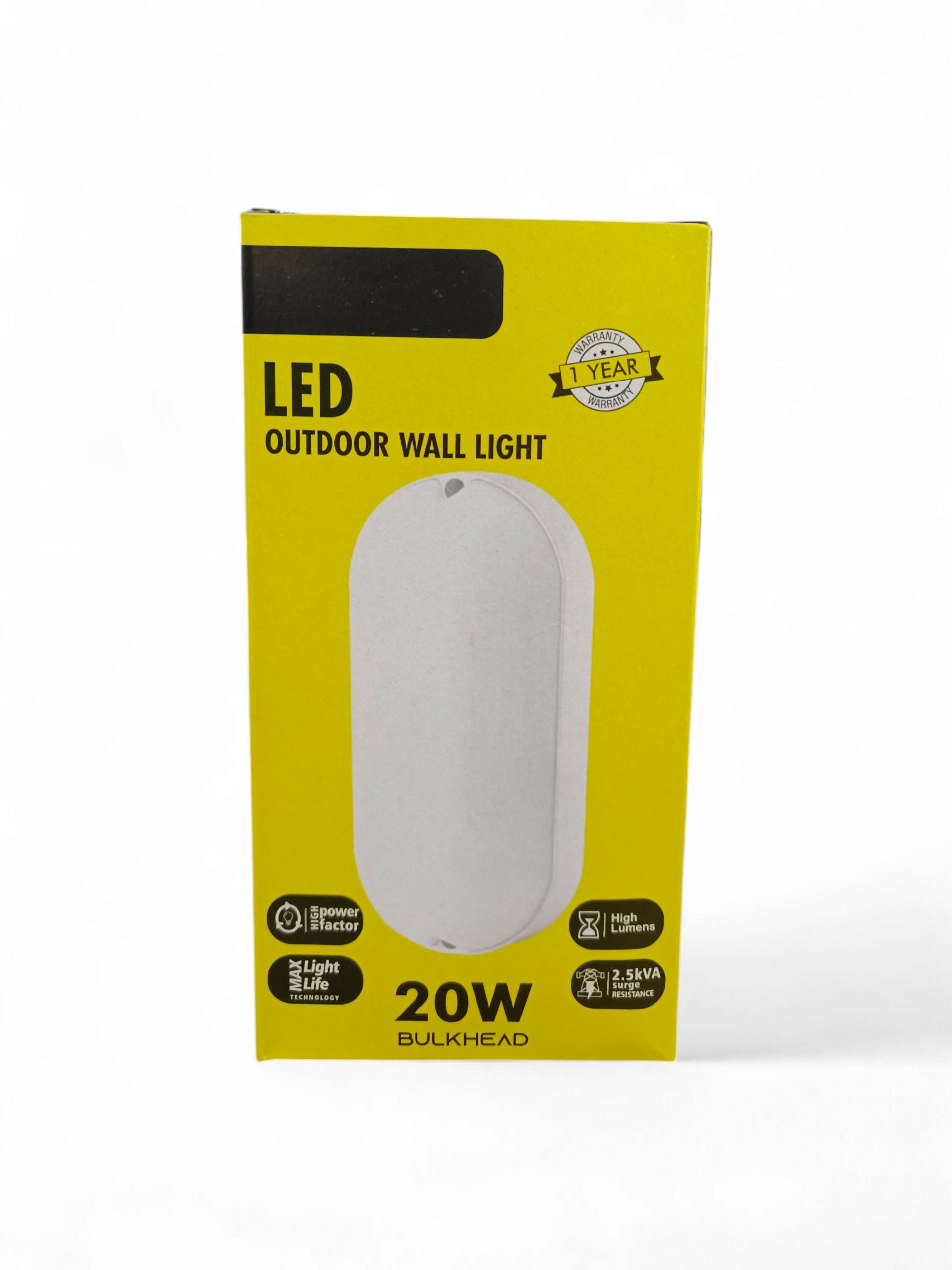 SHIVAM 20W LED BULKHED WH