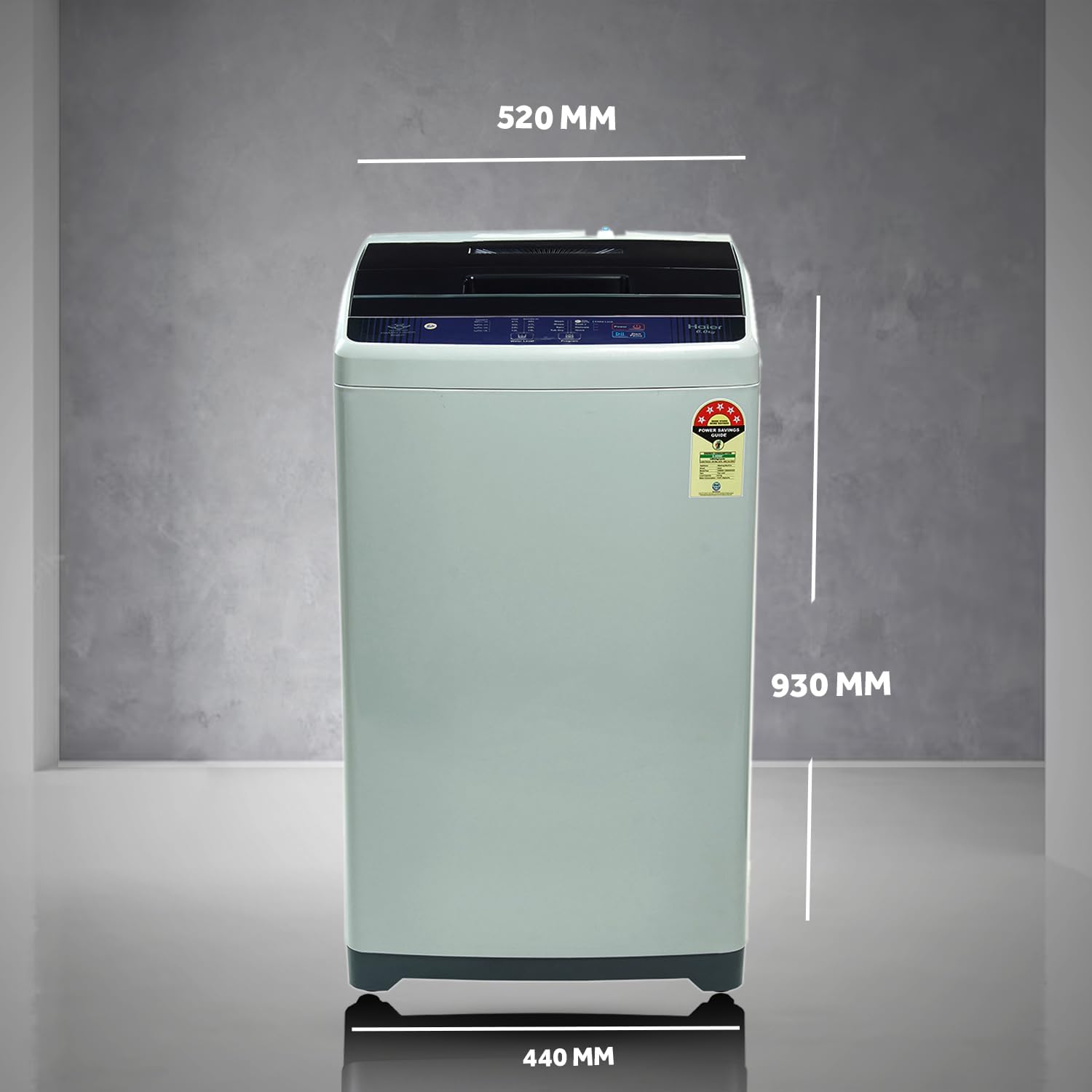 HAIER W/M HWM60-1269DB 6KG FUL-AUTO