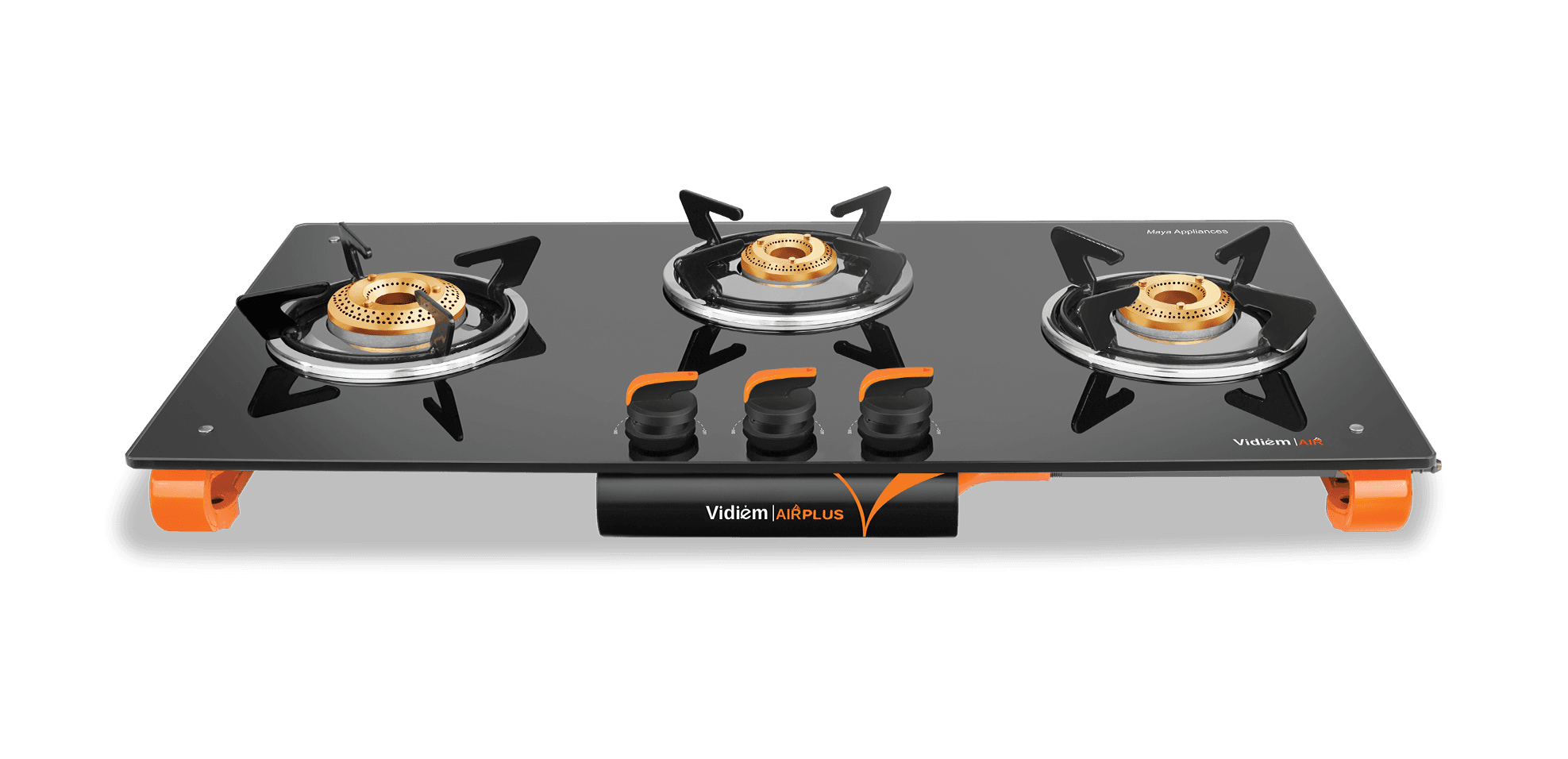 VIDIEM GLASS TOP 3BURNER -AIR PLUS