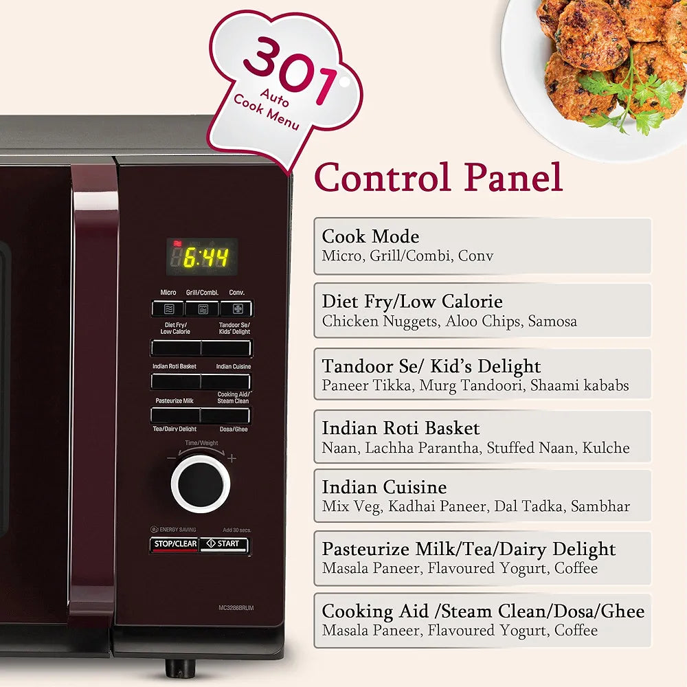 LG MICRO WAVE OVEN -MC3286BRUM
