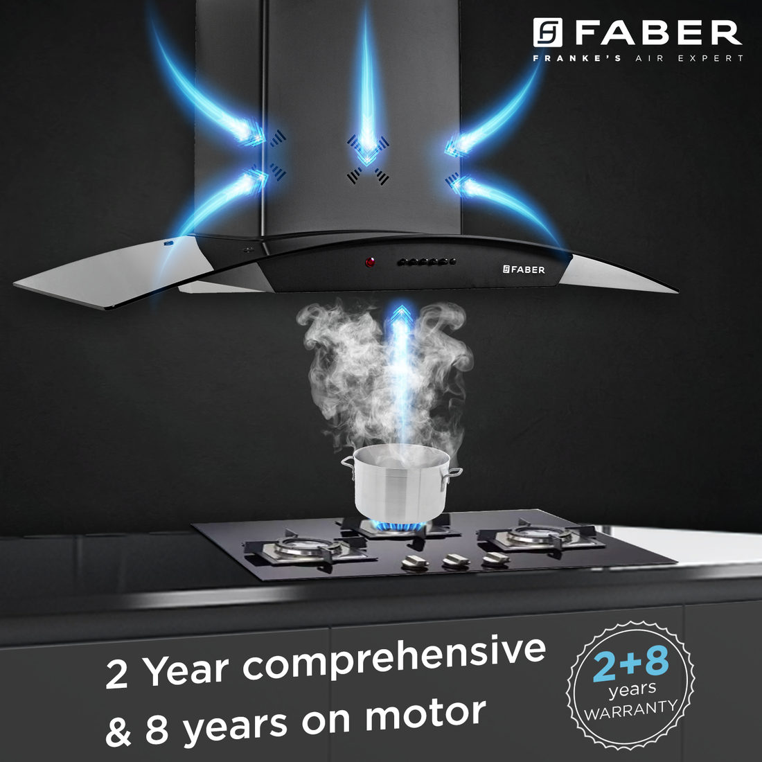 FABER CHIMNEY ACE PRO HC PB BK-90
