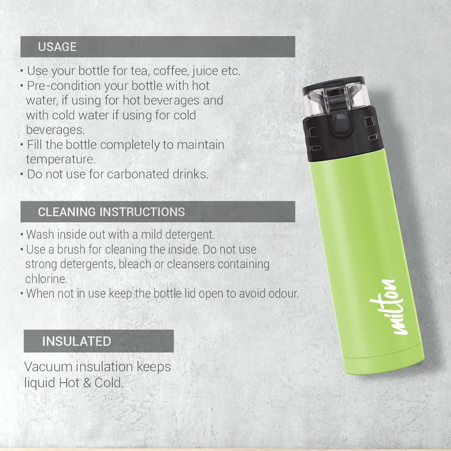 MILTON FLASK ATLANTIS 600ML