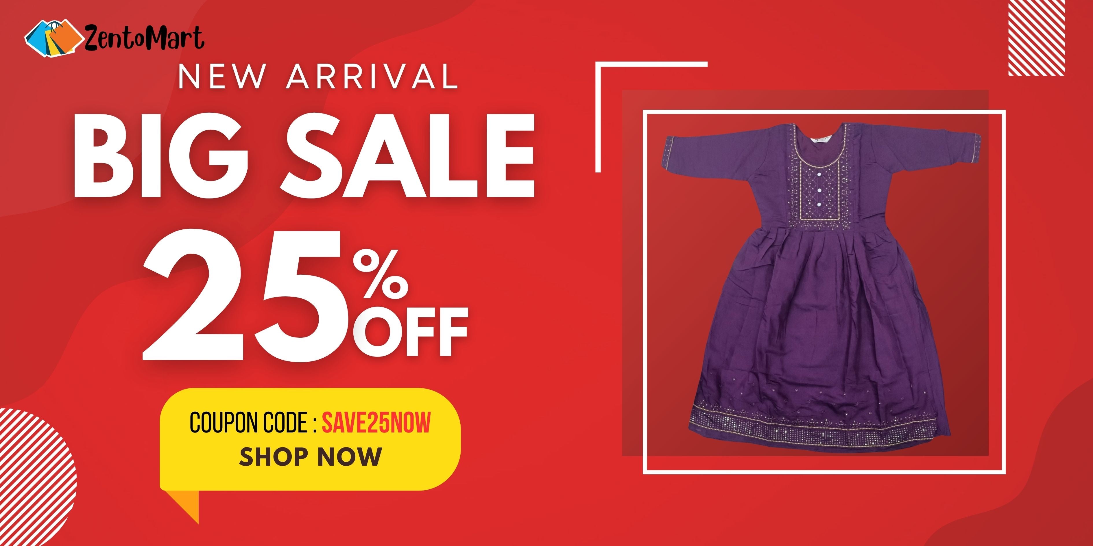 Red Sneakers Realistic Product Promotion Banner.jpg